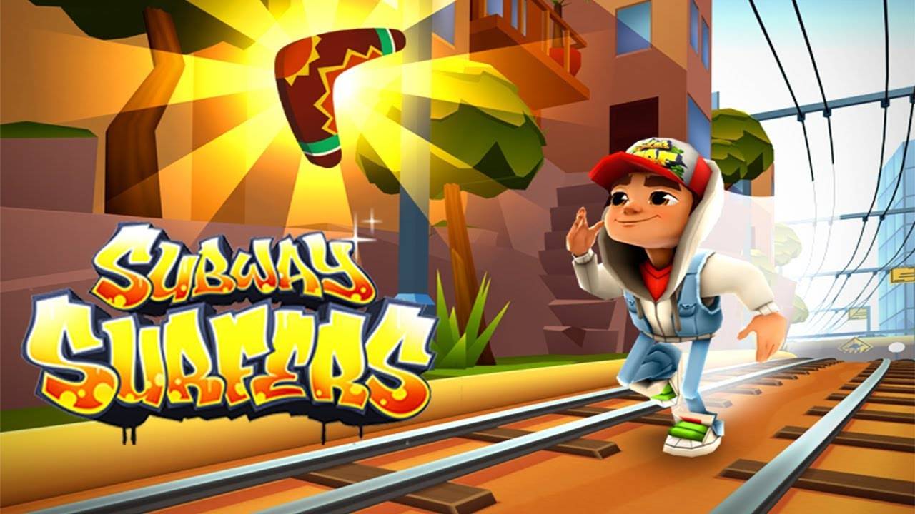 subway surfers делаю рекорды!!!!!