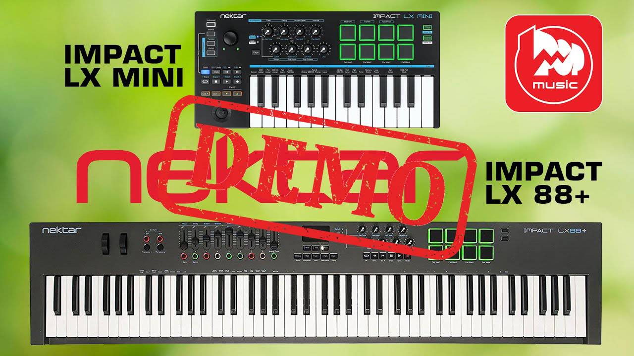 MIDI клавиатура NEKTAR IMPACT LX 88+ - демонстрация звучания