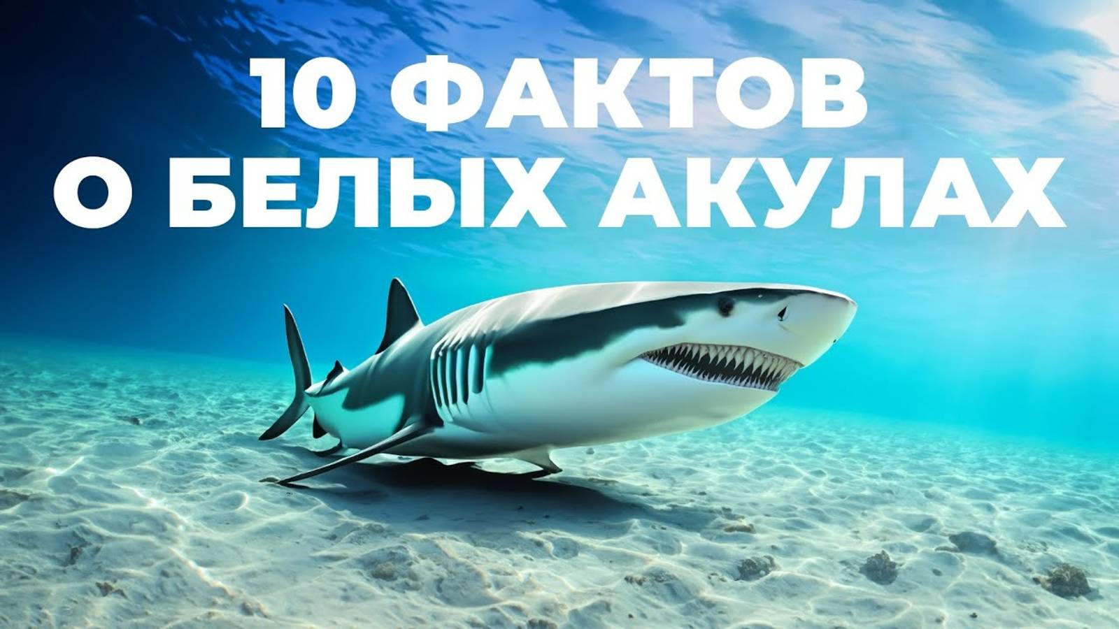 8 фактов и 2 заблуждения о белых акулах [Veritasium]