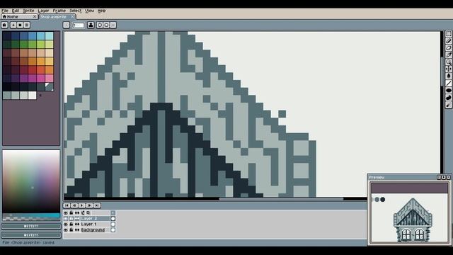 Simple Shop 1 . PIXEL ART Timelapse by Fever Night