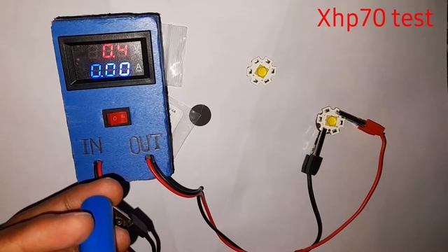 xhp70 led test without driver.current test