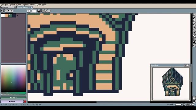 Simple Shop 5. PIXEL ART Timelapse by Fever Night