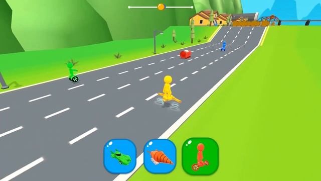 SHAPE SHIFTING 🏃♂️🚗🚲🚦All Levels Gameplay Walkthrough Android,ios max IBF5S