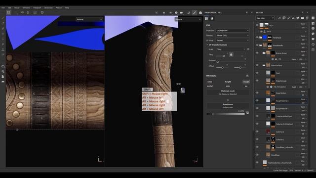 34. Nordic Axe pt5 — Wood Material. SUBSTANCE PAINTER MASTER Course