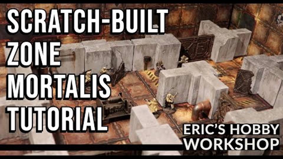 Scratch-built Zone Mortalis Walls - Terrain Tutorial for Necromunda, Warhammer 40k