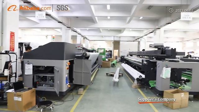 Our Flora Digital Printing Machine Factory Video Verified by Alibaba