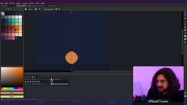 46 - Aseprite Animation. PIXEL ART CLASSES by AdamCYounis