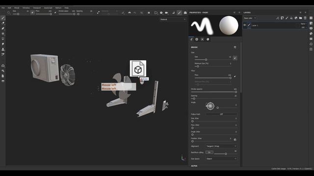 50. Air Conditioner pt4 — Baking Mesh Maps. SUBSTANCE PAINTER MASTER Course