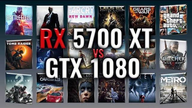 RX 5700 XT vs GTX 1080 Benchmarks | Gaming Tests Review & Comparison | 53 tests