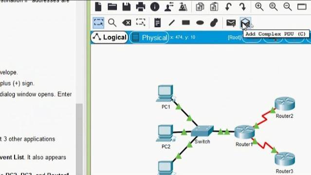 Packet Tracer V7.2 - Investigate Unicast, Broadcast, and Multicast Traffic