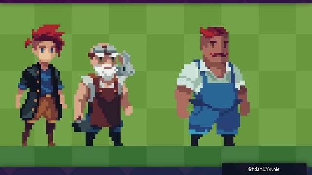 48 - Character Design. PIXEL ART CLASSES by AdamCYounis