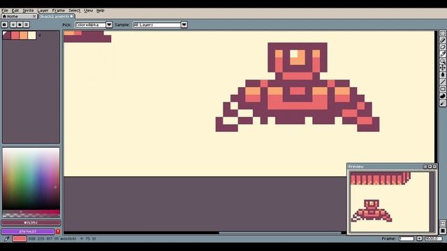 Simple Shop 7. PIXEL ART Timelapse by Fever Night