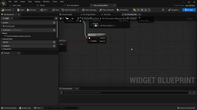 13. Action Menu. INVENTORY SYSTEM in Unreal Engine 5 by Ryan Laley