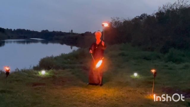 Огненные пои fire poi