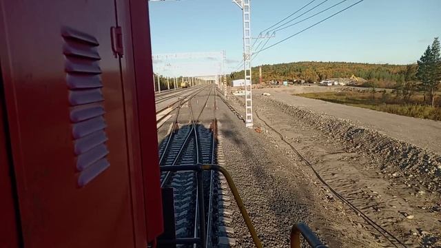 Осенняя поездка с рабочим поездом Мурманск-Заполярная
