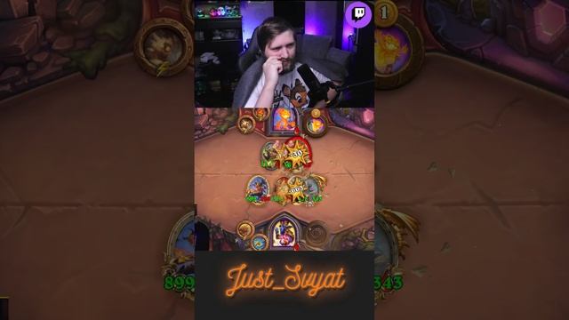 Чат помог и я выиграл #just_svyat #stream #twitch #hsbg #hs #shorts #hearthstone