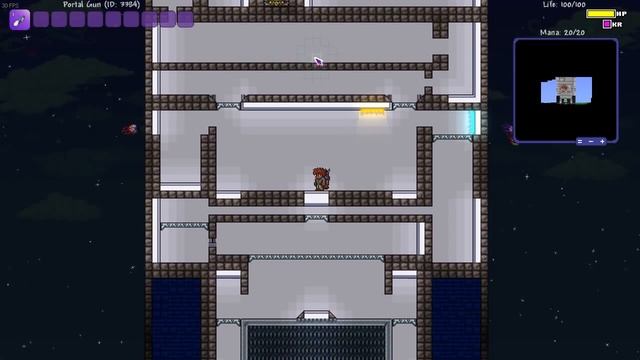 Me trying to play Portal in Terraria: