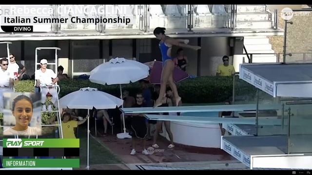 Women's Diving ｜ Rebecca CIANCAGLINI ｜ 3M ｜ Italian Summer Championship