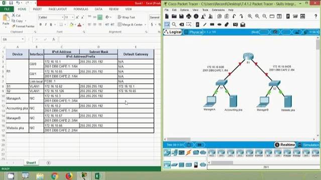 Packet Tracer - Skills Integration Challenge - 7.4.1.2