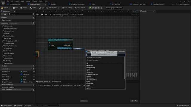 19. Saving & Loading. INVENTORY SYSTEM in Unreal Engine 5 by Ryan Laley