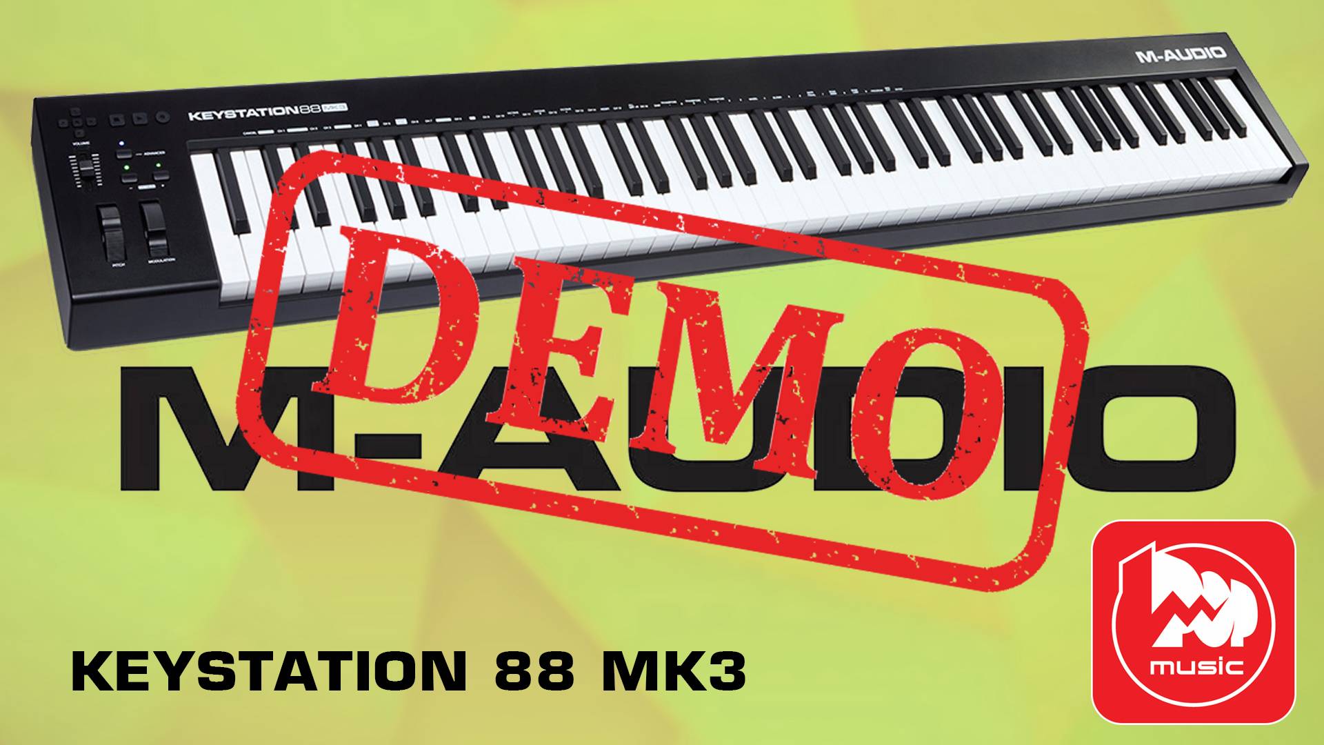 MIDI-контроллер M-AUDIO KEYSTATION 88 MK3 - демонстрация звучания