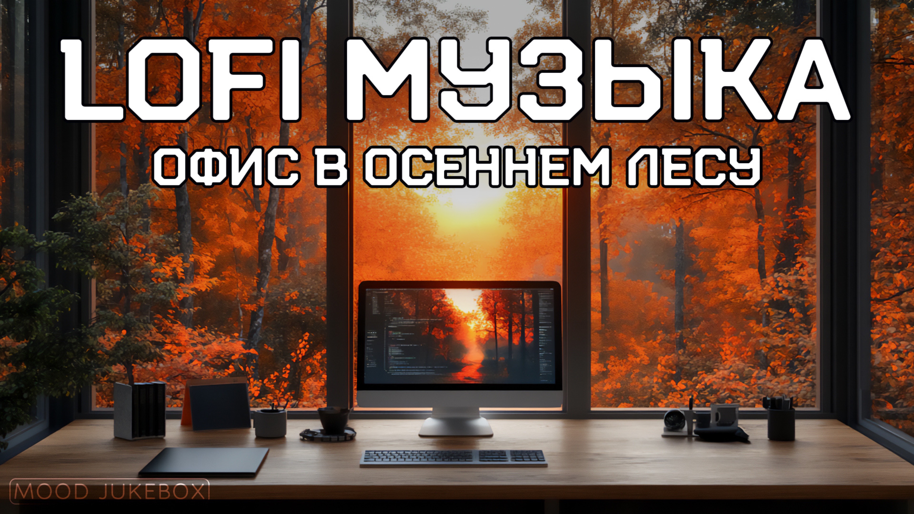 LOFI Музыка для учебы, работы и отдыха. Офис в осеннем лесу 🖥️🍁