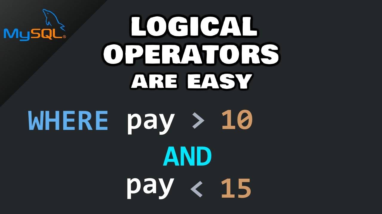 Урок №18: MySQL logical operators