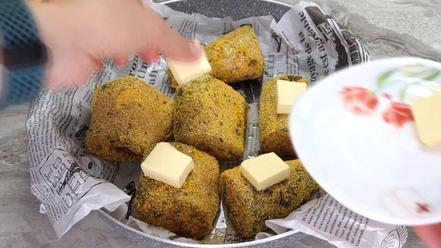 Если у вас есть скумбрия и кукурузная мука❗ Все думали, что это лосось!😍Рецепт рыбы удивил гостей.