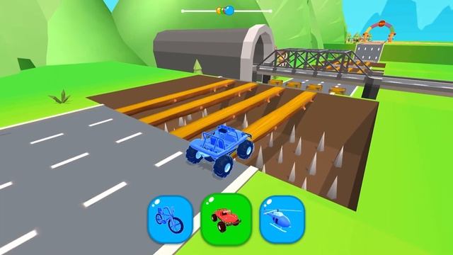 SHAPE SHIFTING 🏃♂️🚗🚲🚦All Levels Gameplay Walkthrough Android,ios max L5CFD