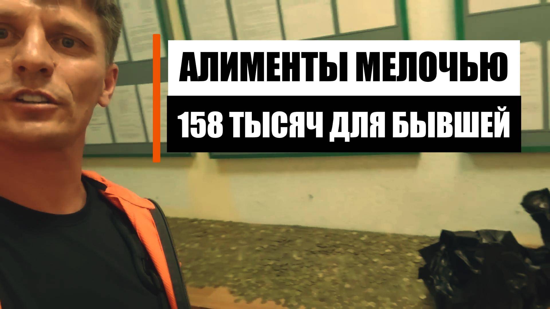 158 тысяч алиментов мелочью