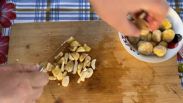 AZERBAIJAN VILLAGE LIFE - COOKING CABBAGE DOLMA ON THE WOOD STOVE