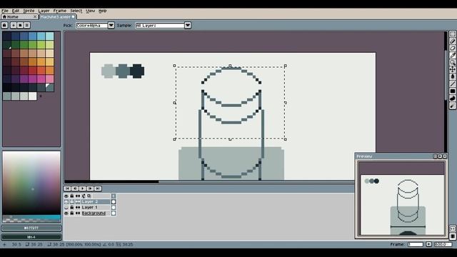 Machine 3. PIXEL ART Timelapse by Fever Night