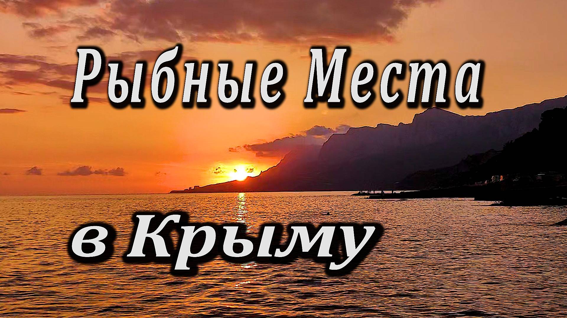 Рыболовный Трип По Крыму. Самое Крутое Рыбное Место По ЮБК.  Ялте Наступил Рыбный Сезон.