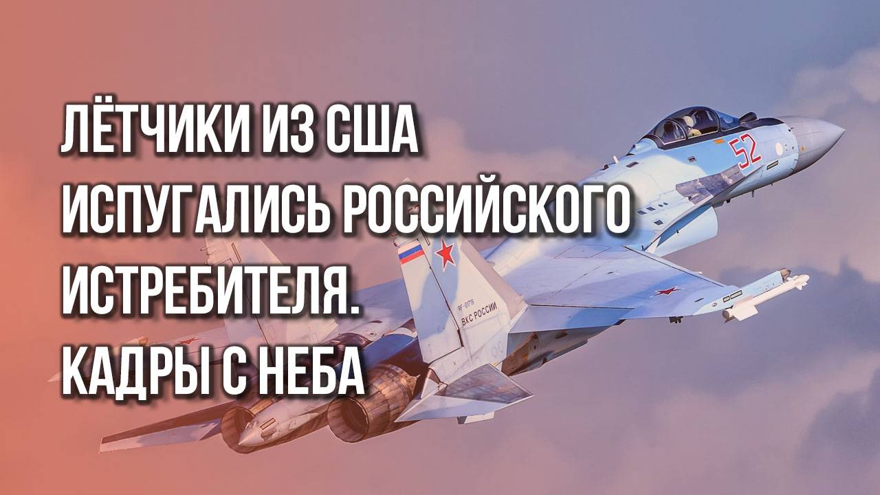 Как истребитель ВКС России проучил пилотов США и почему они решили жаловаться: смотрите видео