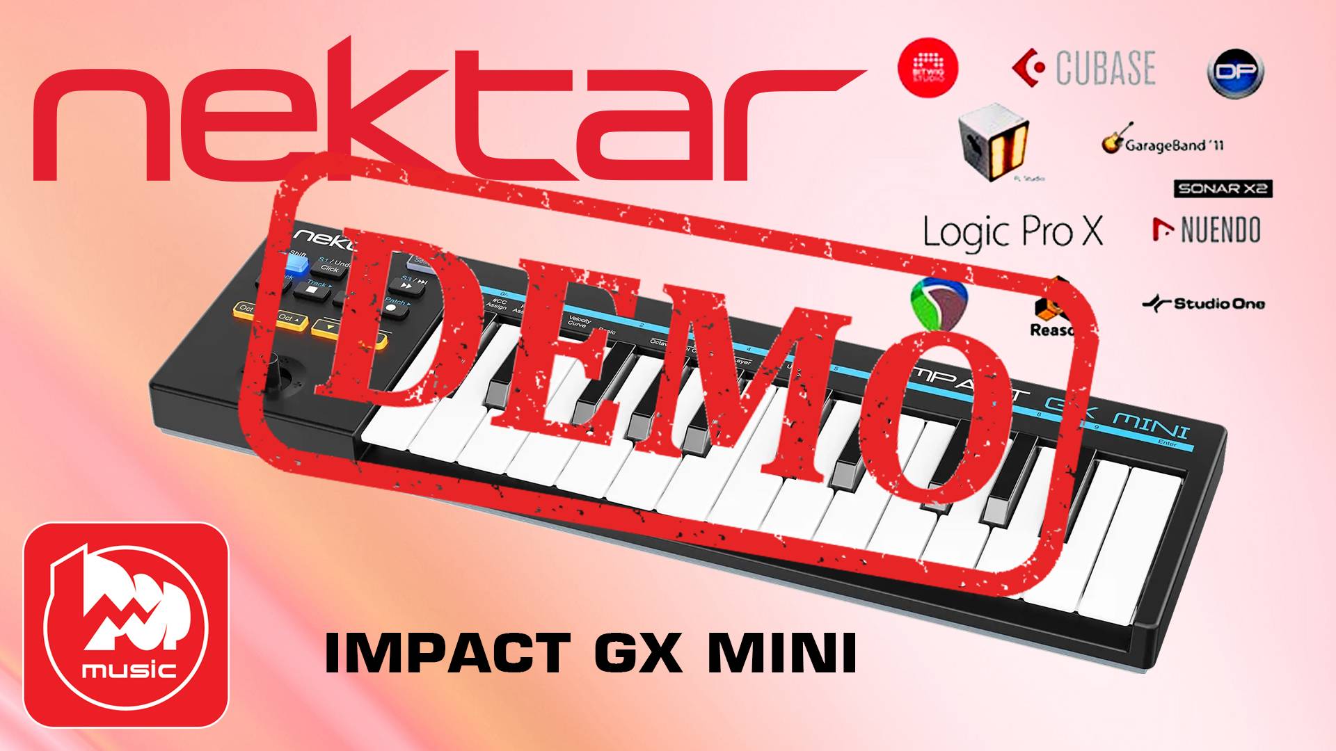 MIDI-клавиатура NEKTAR IMPACT GX MINI - демонстрация звучания