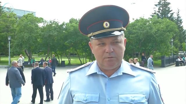 В Новосибирске состоялся централизованный развод городской полиции