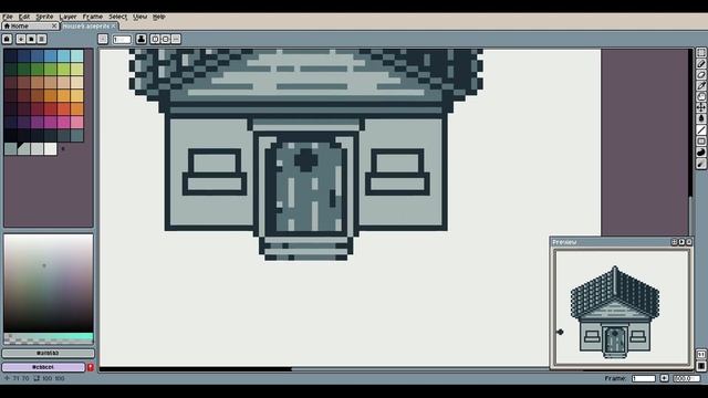 Simple Shop 3. PIXEL ART Timelapse by Fever Night