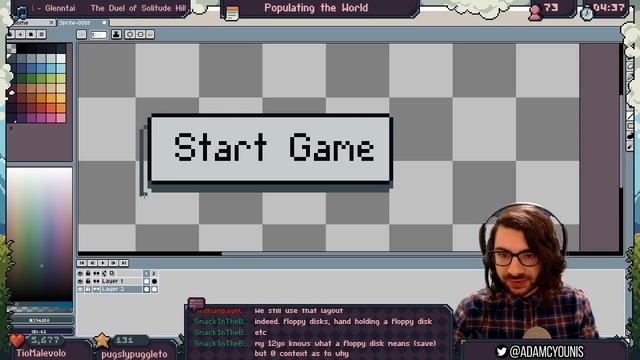 12 - Intro to Game UI. PIXEL ART CLASSES by AdamCYounis