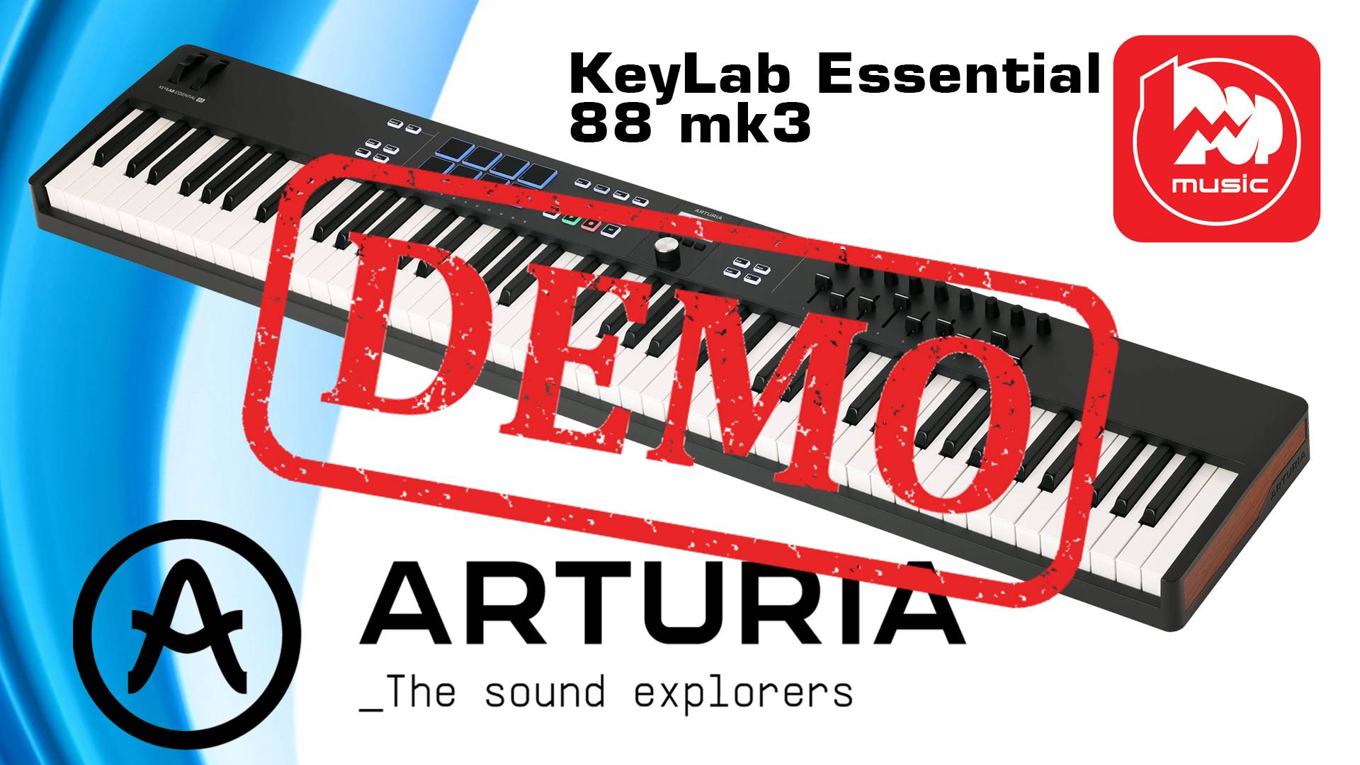 MIDI-клавиатура Arturia KeyLab Essential 88 mk3 - демонстрация звучания