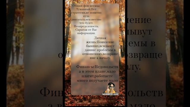 Расклад на месяц «ОКтябрь» Обзор месяца по 3 м сферам 🧡