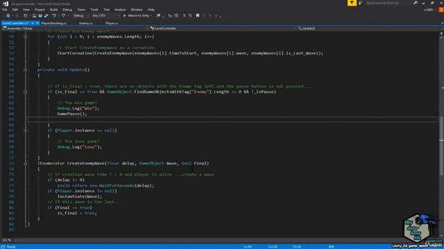 9. Создание интерфейса игры и взаимодействие часть 1 (1. Создание игровой паузы)