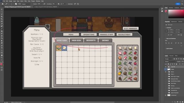 12. Adding Critics & Parties. CHEF RPG Devlog by Pixel Architect