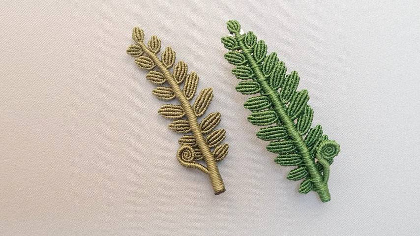 Craft a Spiral Macrame Fern Leaf (Part II)