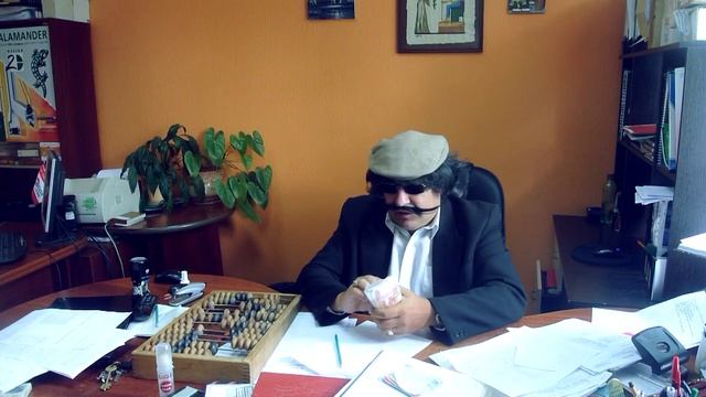 "Кража комбайна"-Сцена из комедии Заботливый сын