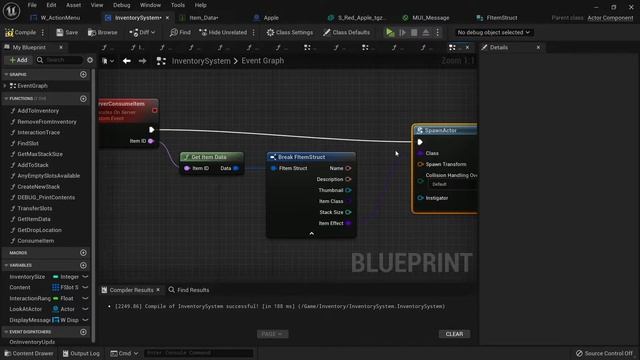 16. Use Item. INVENTORY SYSTEM in Unreal Engine 5 by Ryan Laley