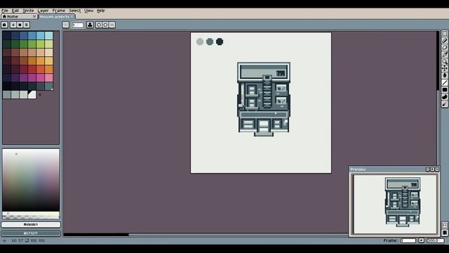 Simple Shop 2. PIXEL ART Timelapse by Fever Night