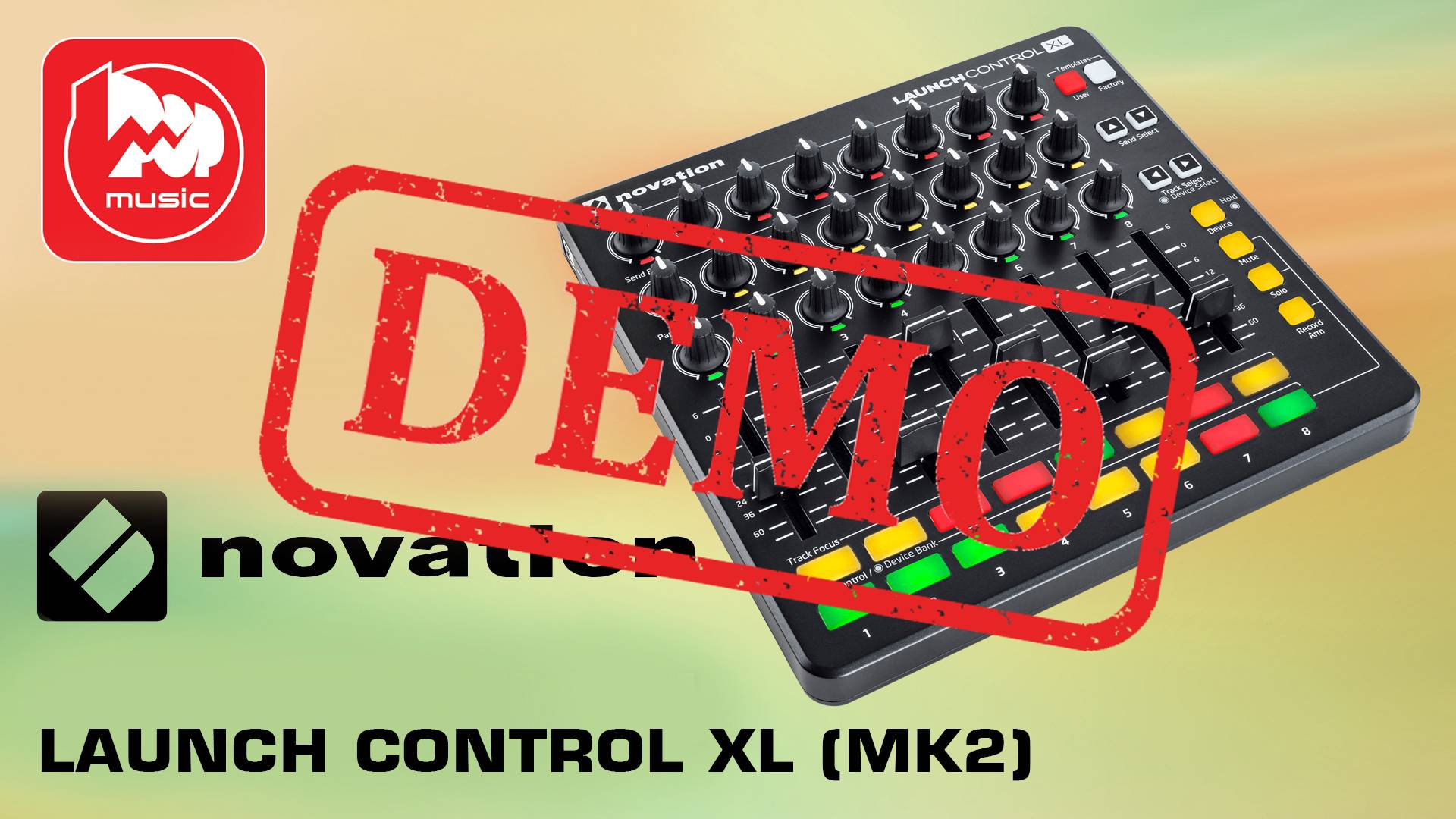 MIDI-контроллер NOVATION LAUNCH CONTROL XL (MK2) - демонстрация звучания