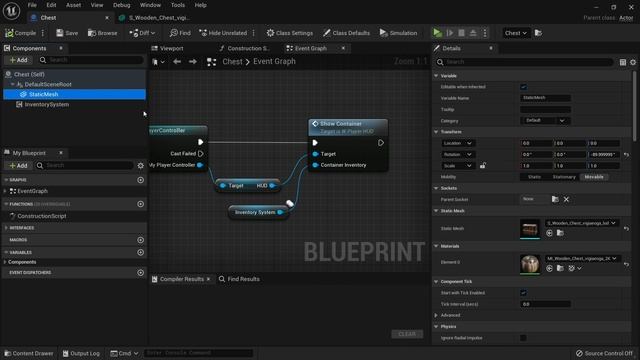 11. Container Inventory. INVENTORY SYSTEM in Unreal Engine 5 by Ryan Laley