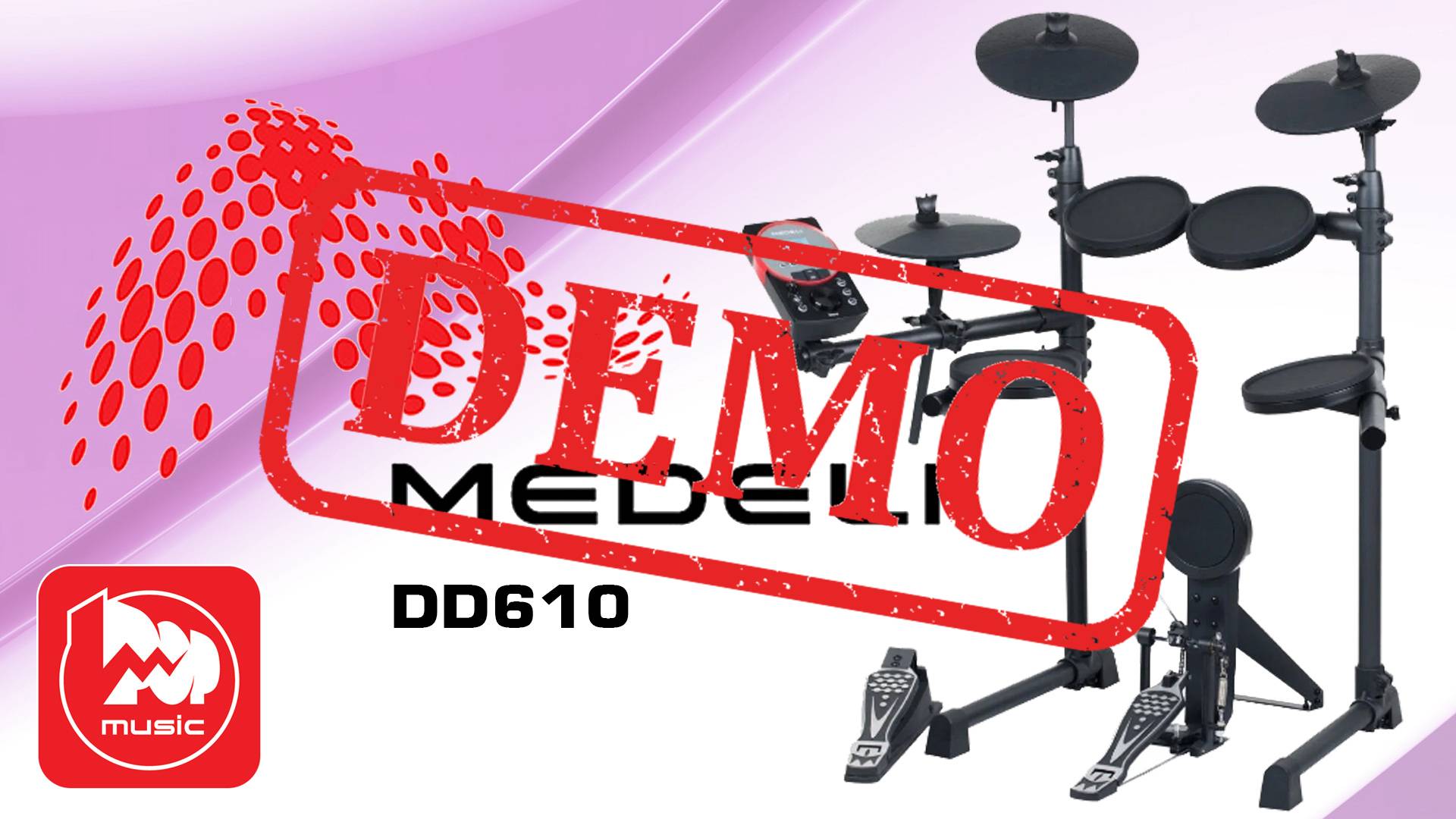 Электронная ударная установка MEDELI DD610 - демонстрация звучания