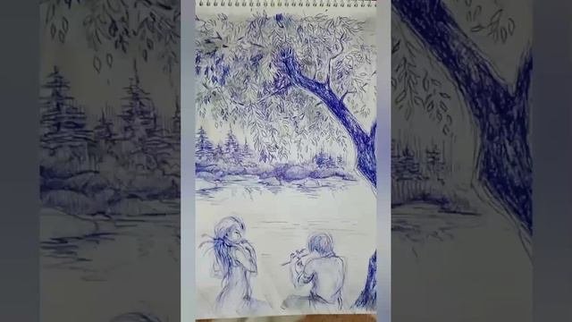 рисунок скетч творчество